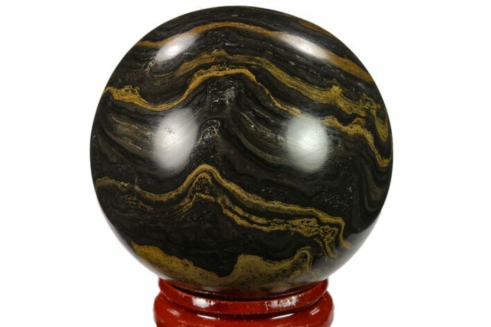Polished Stromatolite (Greysonia) Sphere - Bolivia #134713